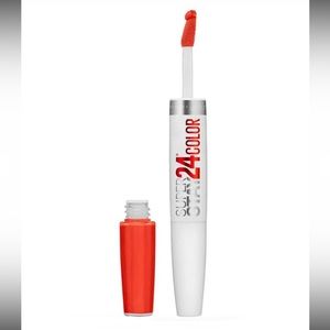 Maybelline SuperStay 24HR 2-Step Liquid Lipstick, 210 Non-Stop Orange